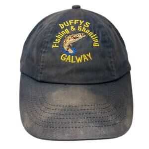 Duffys Fishing & Shooting Galway Slideback Hat Blue One Size Beechfield